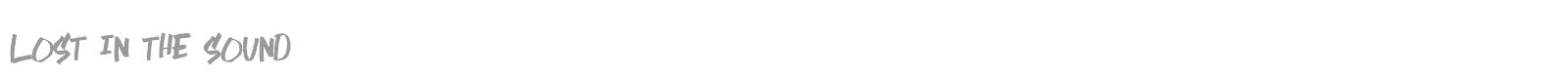 Lost In The Sound font preview
